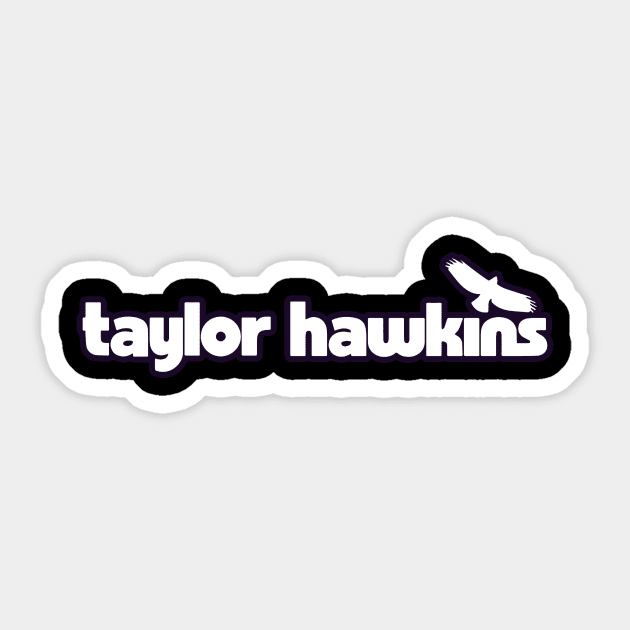 Taylor Hawkins Sticker by Luis Vargas